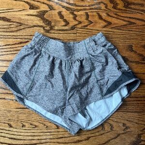 lululemon athletica Heathered Gray Athletic Shorts